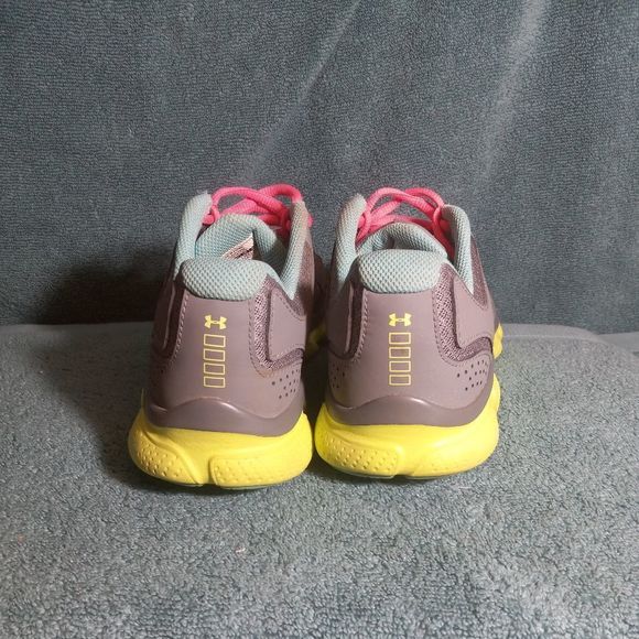 UNDER ARMOUR Womens Micro G Training Running Shoes Gray Pink Sz 9.5 EUC! - Picture 3 of 6